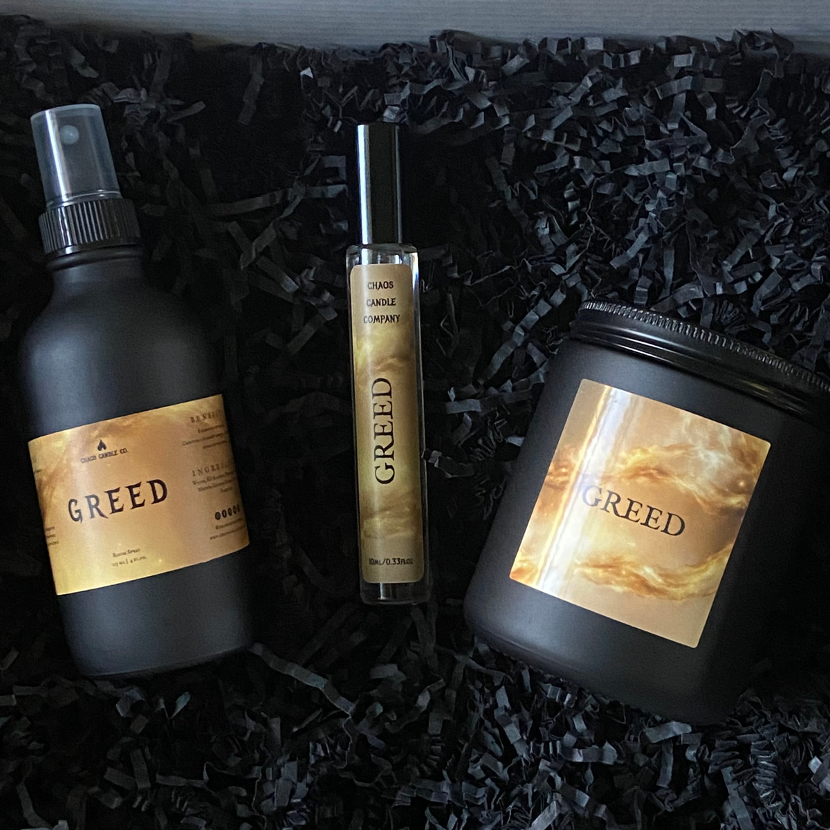 GREED ROOM + LINEN MIST