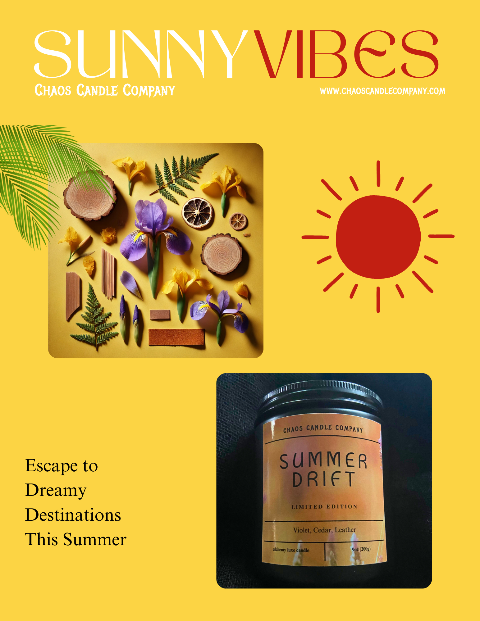 Summer Candles Are Here:  Meet Summer Drift