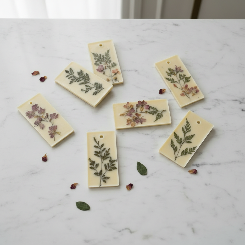 Wax Sachets Overhead White Marble