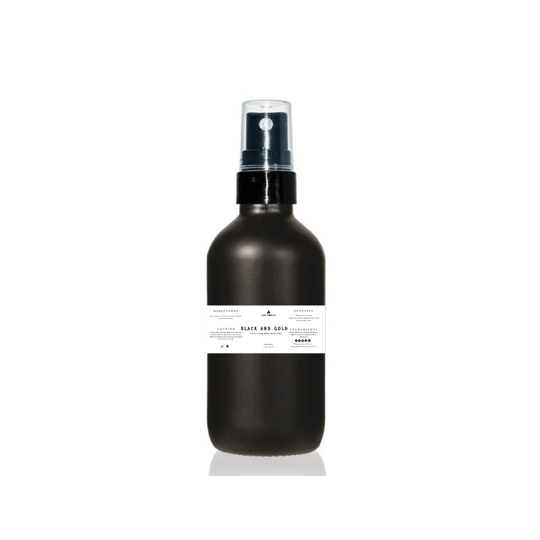 BLACK AND GOLD ROOM SPRAY